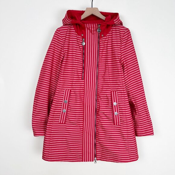 Anthropologie Creenstone Raincoat Rain Jacket Coat Colourful Funky Bright Spring - Picture 1 of 12